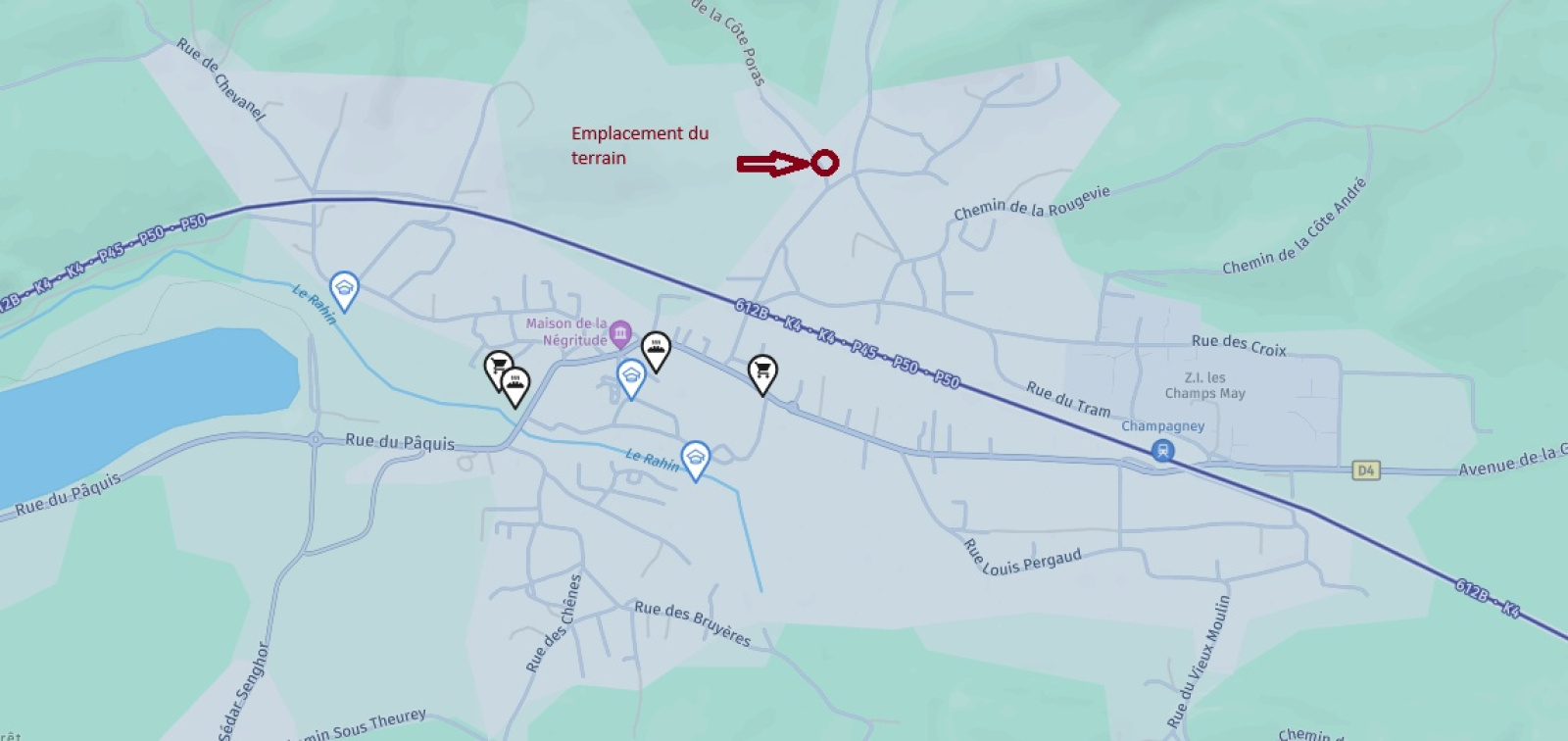 Image_, Terrain à batir, Champagney, ref :2282